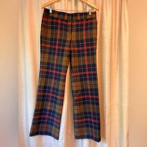 J Crew City Fit size 8 Plaid Wool Pants